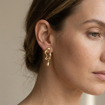 Wilma – Boucles d'oreilles abstraites inégales