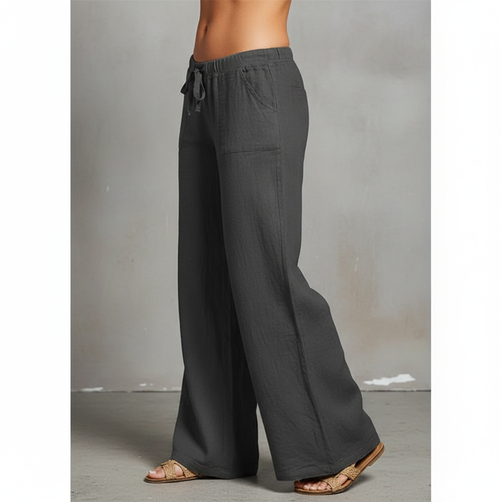 Kaori – Pantalon Confort Léger Style Estival