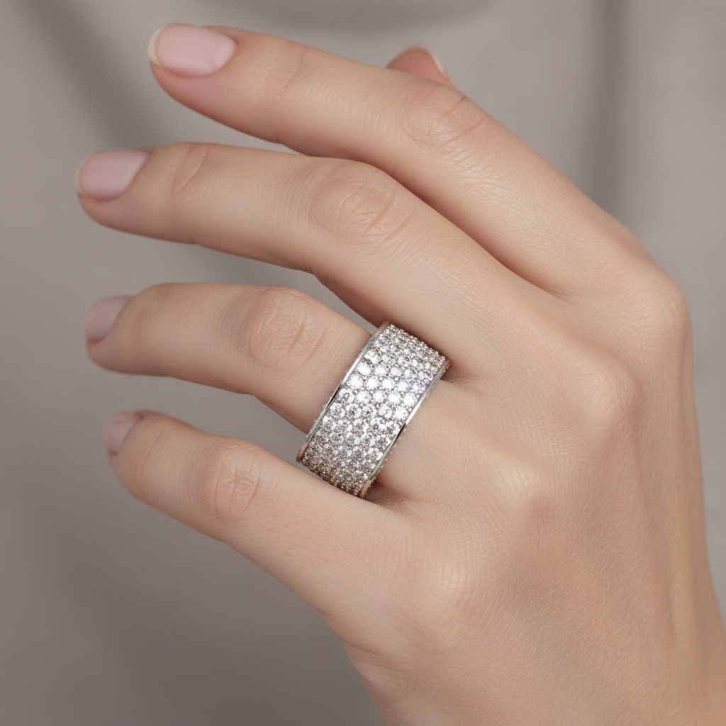 Tally – Bague avec zircon serti