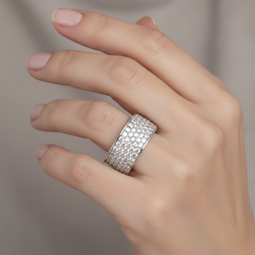 Tally – Bague avec zircon serti