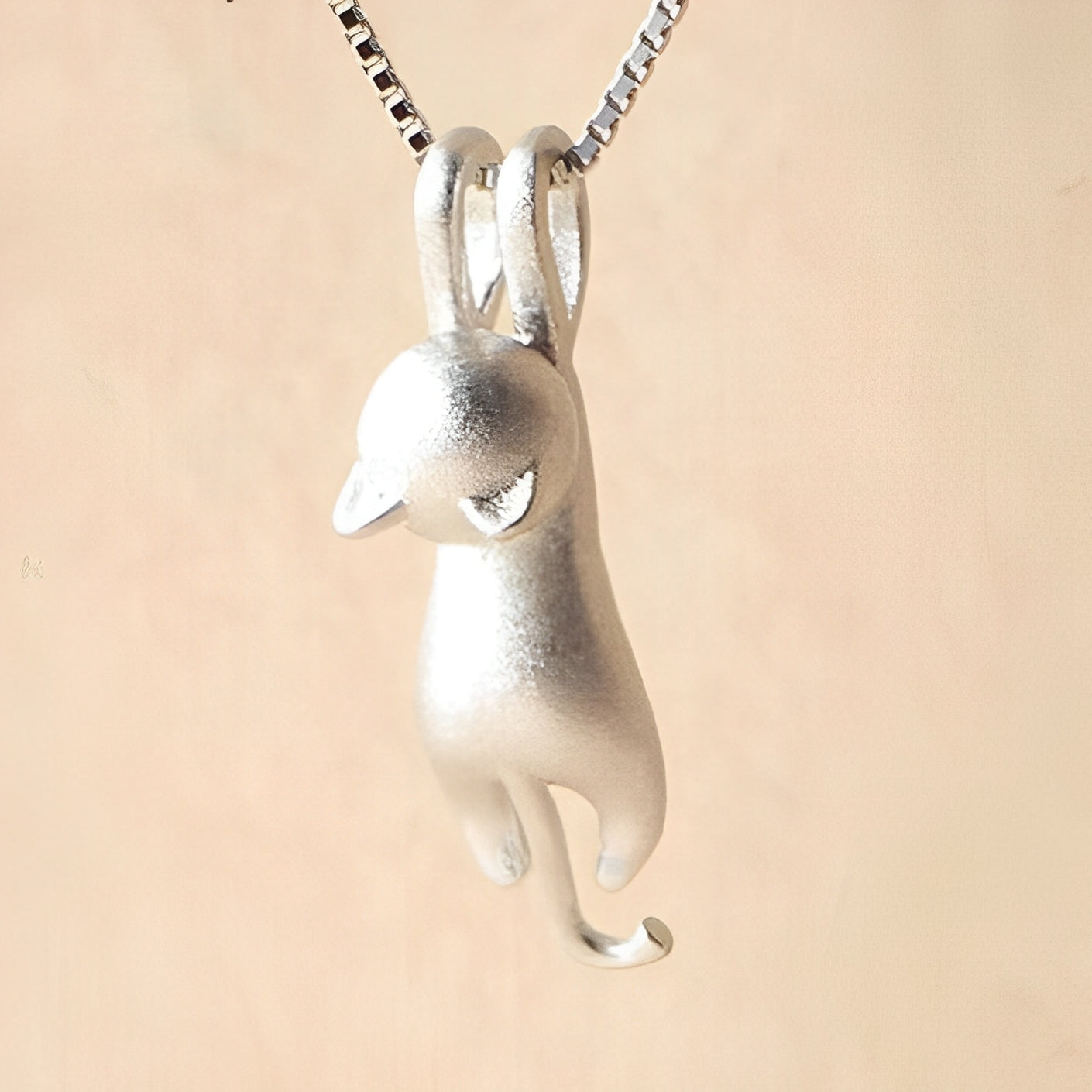 Mina – Collier Chaton Joueur en argent 925