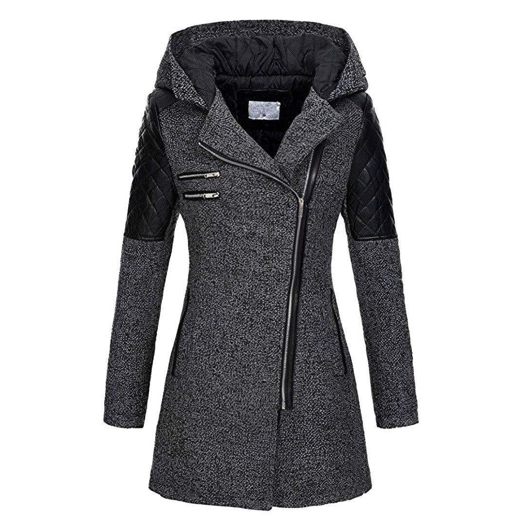 Lina - Manteau gothique hiver à capuche