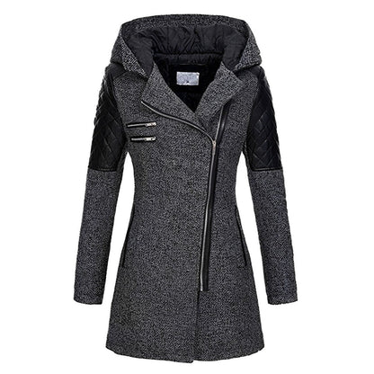 Lina - Manteau gothique hiver à capuche