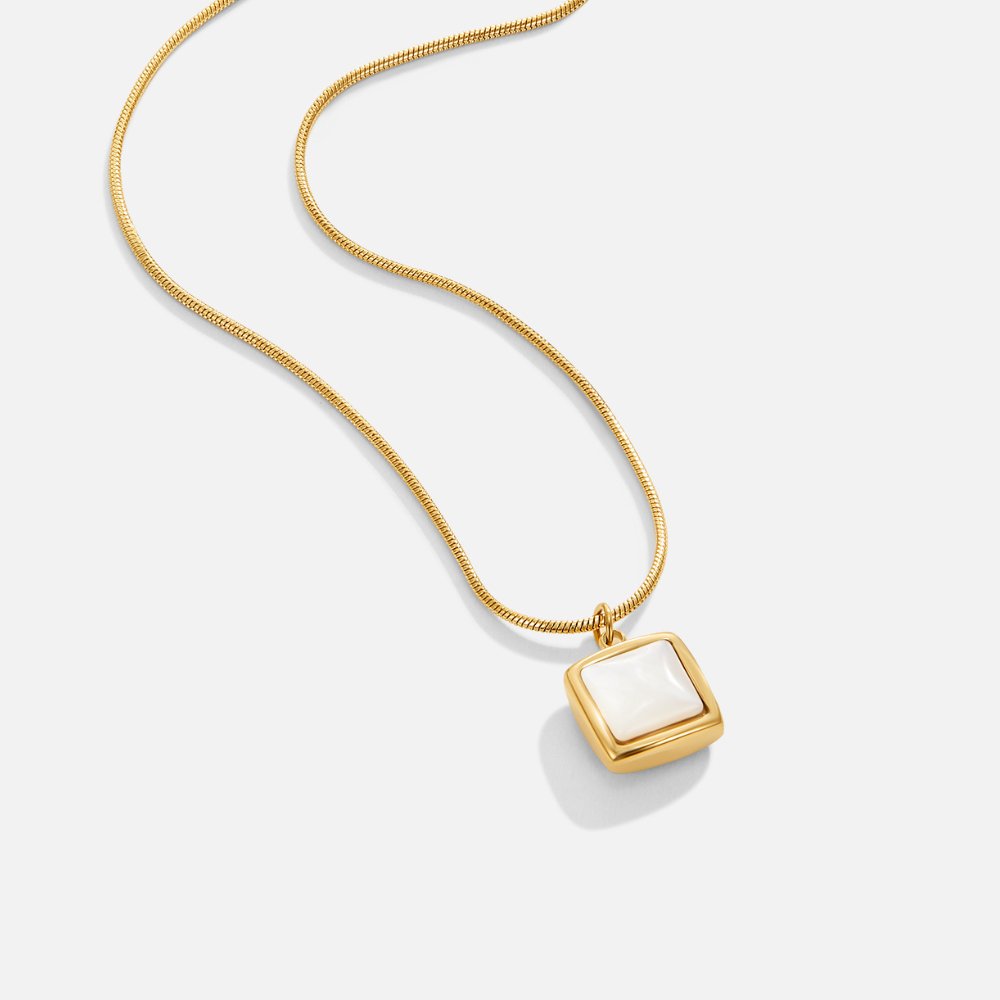 Riva - Collier avec pendentif en pierre de lune