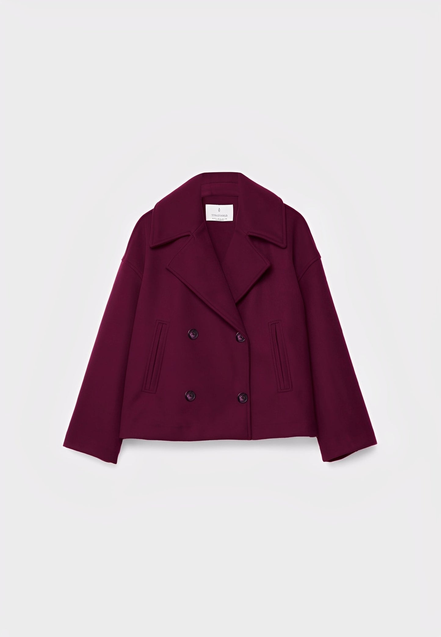 Claire – Veste Courte Double Boutonnage Élégante