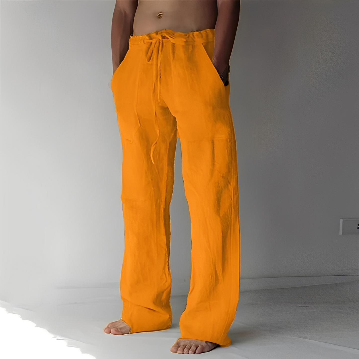Arthur – Pantalon Ample en Lin pour Hommes