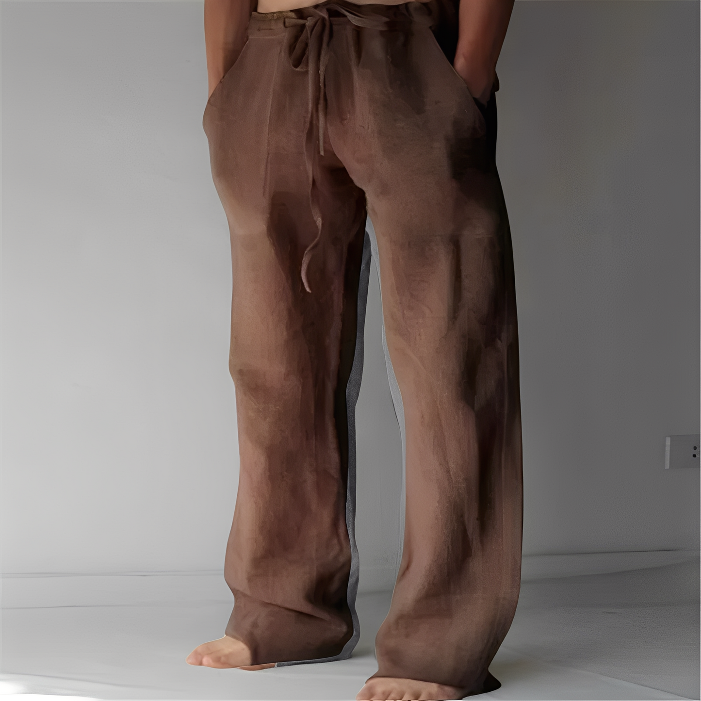 Arthur – Pantalon Ample en Lin pour Hommes