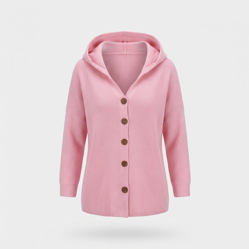 Ryanne - Veste à manches longues confortable avec capuche pour femmes