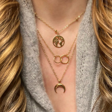 Collier Terre - Ensemble de couches bohémien