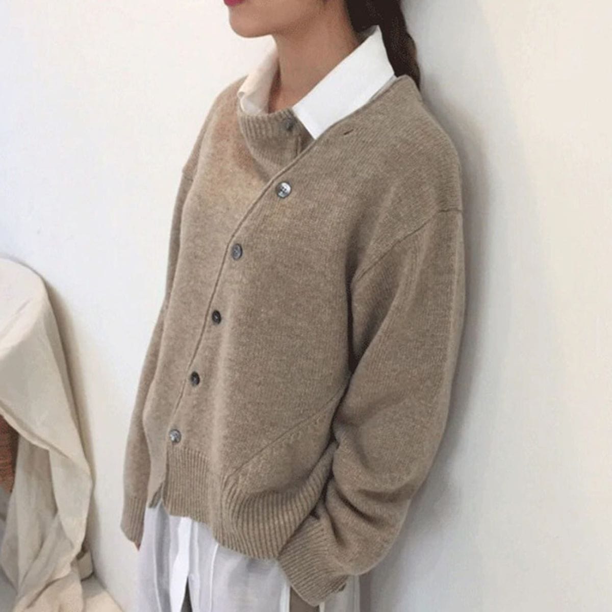 Nalani - Veste Confortable en Cachemire avec Détails de Boutons
