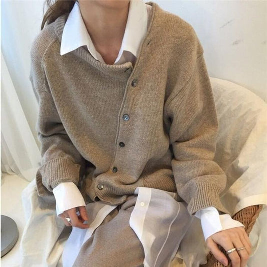 Nalani - Veste Confortable en Cachemire avec Détails de Boutons