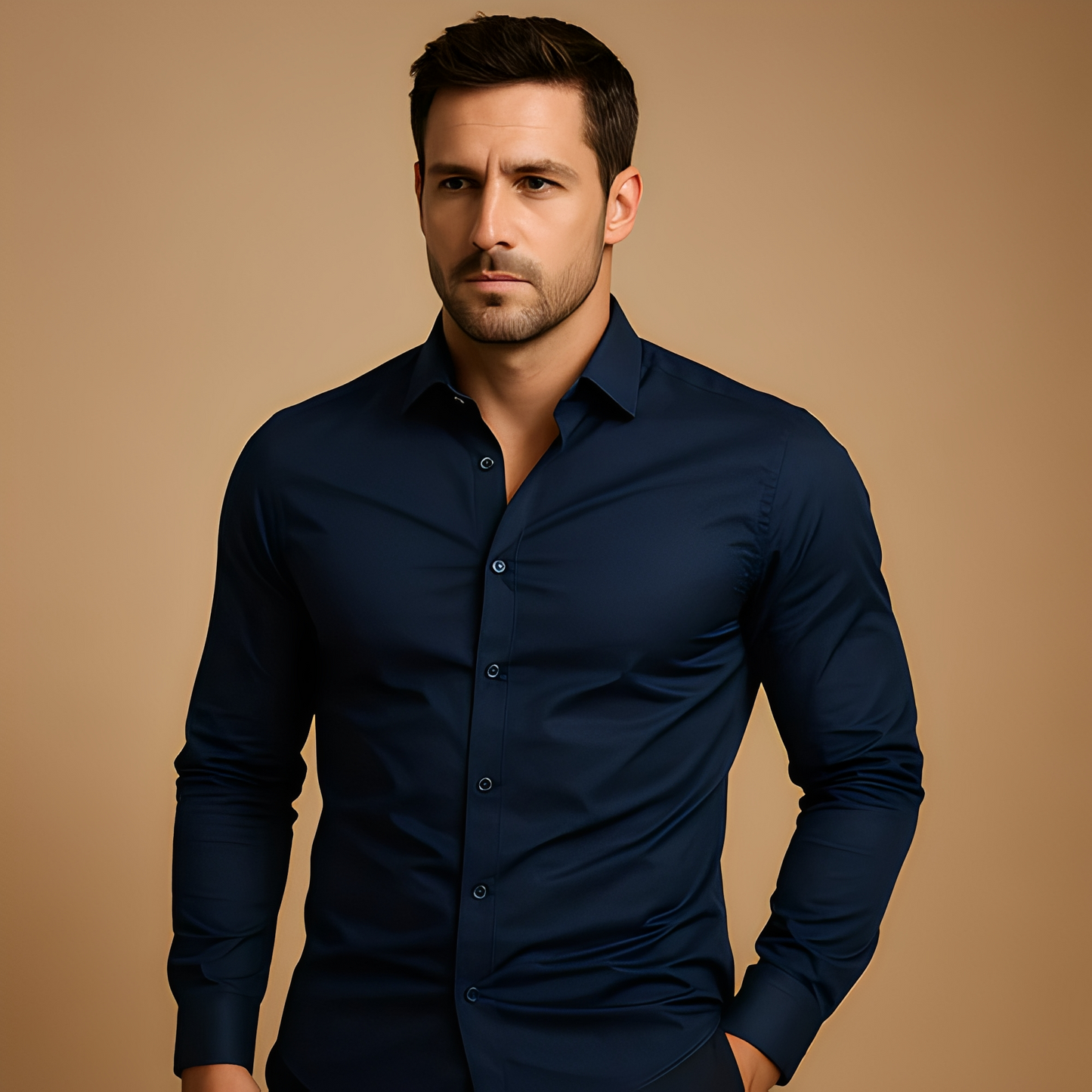Alekto - Chemise homme simple et cintrée
