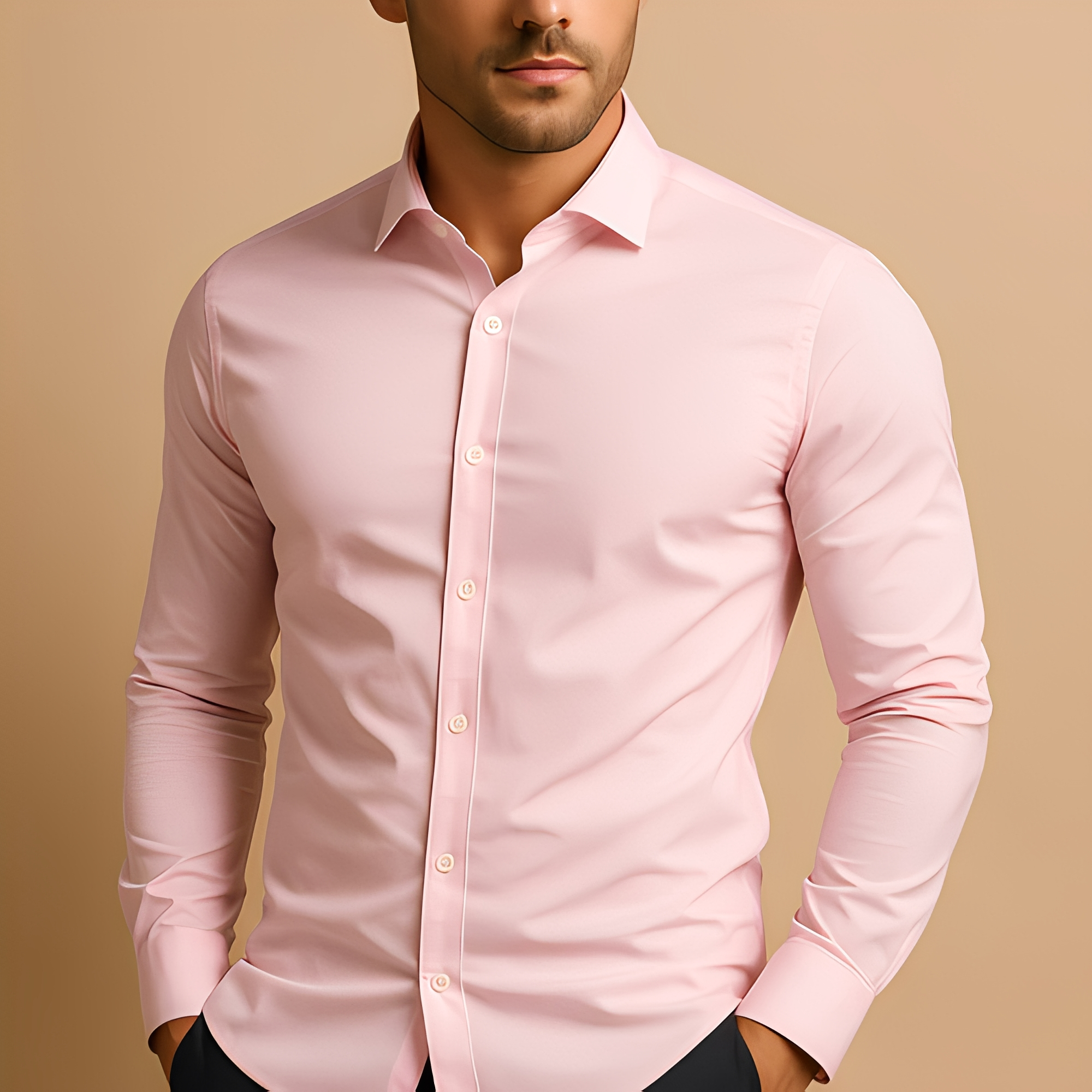 Alekto - Chemise homme simple et cintrée