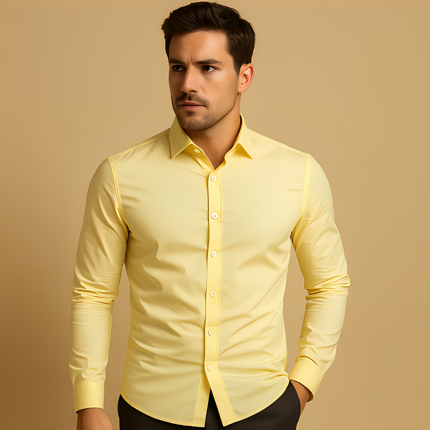 Alekto - Chemise homme simple et cintrée