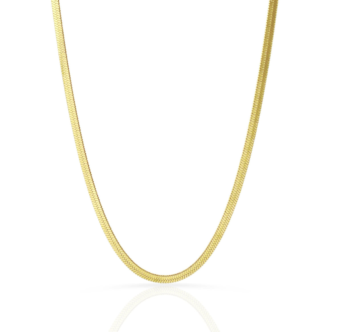 Lucienne - Collier serpent doré élégant