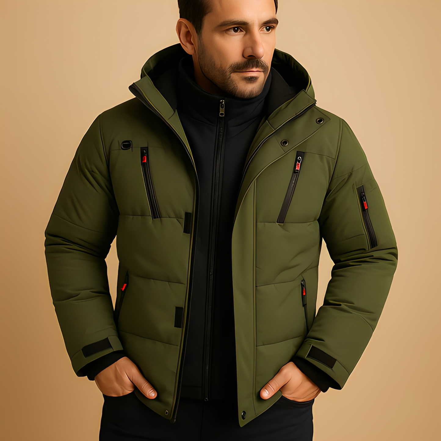 Artemmy - Manteau d'hiver imperméable pour homme