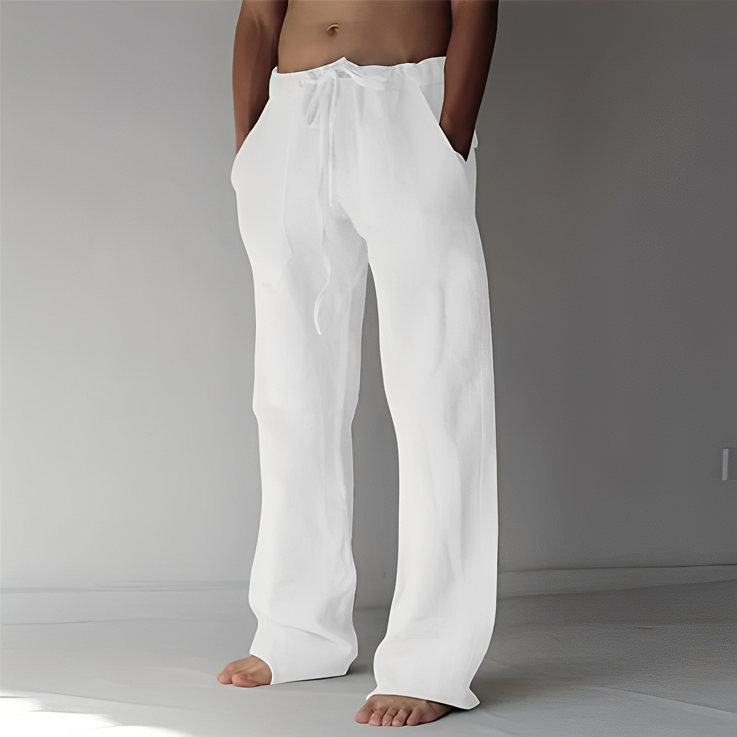 Arthur – Pantalon Ample en Lin pour Hommes