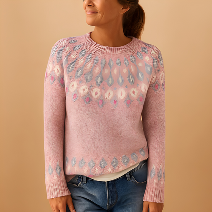 Aldreda - Pull en laine avec design unique pour femmes